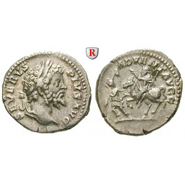 Römische Kaiserzeit, Septimius Severus, Denar 202, ss-vz