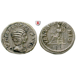 Römische Kaiserzeit, Julia Domna, Frau des Septimius Severus, Denar 216, ss