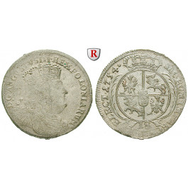 Sachsen, Albertinische Linie, Friedrich August II., 18 Gröscher 1754, vz