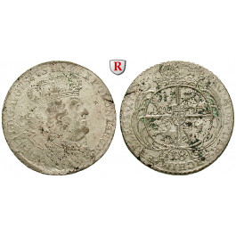 Sachsen, Albertinische Linie, Friedrich August II., 18 Gröscher 1754, f.vz