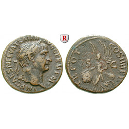 Römische Kaiserzeit, Traianus, As 101-102, ss+