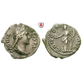 Römische Kaiserzeit, Sabina, Frau des Hadrianus, Denar vor 137, ss