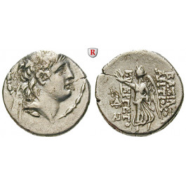 Syrien, Königreich der Seleukiden, Antiochos VII., Drachme 138-129 v.Chr., ss