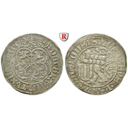 Sachsen, Markgrafschaft Meissen, Friedrich II., Schwertgroschen 1457-1464, ss+