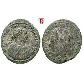 Römische Kaiserzeit, Diocletianus, Follis 306-308, f.vz/ss