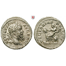 Römische Kaiserzeit, Septimius Severus, Denar 210-211, vz+