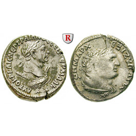 Römische Provinzialprägungen, Seleukis und Pieria, Antiocheia am Orontes, Traianus, Tetradrachme 112-113, vz/ss
