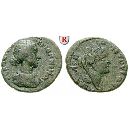 Römische Provinzialprägungen, Kilikien, Anazarbos, Crispina, Frau des Commodus, Assarion 180/181 (Jahr 199), ss