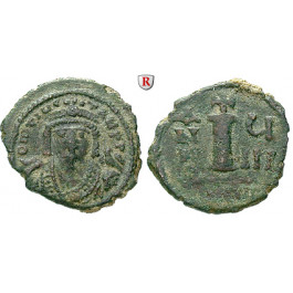 Byzanz, Mauricius Tiberius, Decanummium (10 Nummi) 589-590, ss+/ss