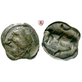 Gallien, Sequani, Potin-Einheit 1.Jh. v.Chr., s/ss