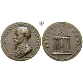 Personenmedaillen, Benavides, Marco Mantova - Italienischer Jurist, Bronzemedaille o.J., ss-vz