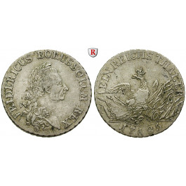 Brandenburg-Preussen, Königreich Preussen, Friedrich II., Reichstaler 1785, ss+