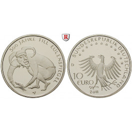 Bundesrepublik Deutschland, 10 Euro 2011, Till Eulenspiegel, D, bfr.