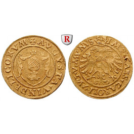 Augsburg, Reichsstadt, Goldgulden o. J. (1519-1556), ss-vz