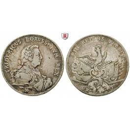 Brandenburg-Preussen, Königreich Preussen, Friedrich II., Reichstaler 1750, ss