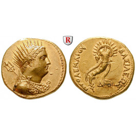 Ägypten, Königreich der Ptolemäer, Ptolemaios IV., Oktadrachme (Mnaieion) 217 v. Chr., vz