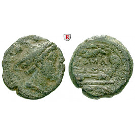 Römische Republik, Anonym, Sextans 211-208 v.Chr., f.ss