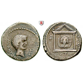 Römische Republik, Marcus Antonius, Denar 42 v.Chr., ss