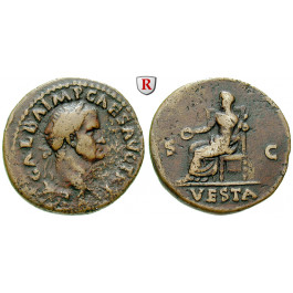 Römische Kaiserzeit, Galba, As 68-69, ss