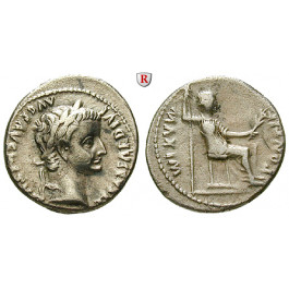 Römische Kaiserzeit, Tiberius, Denar 14-37, ss