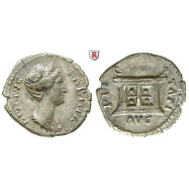 Römische Kaiserzeit, Sabina, Frau des Hadrianus, Denar um 137, ss-vz