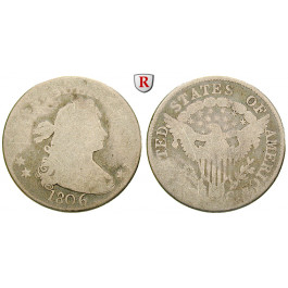 USA, 1/4 Dollar 1806, s