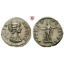 Römische Kaiserzeit, Julia Domna, Frau des Septimius Severus, Denar 201, ss-vz