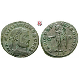 Römische Kaiserzeit, Galerius, Follis 299, f.vz