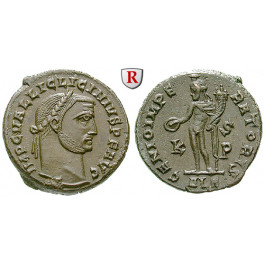 Römische Kaiserzeit, Licinius I., Follis 308-310, vz+