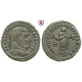 Römische Kaiserzeit, Constantinus I., Caesar, Follis 306-307, ss-vz