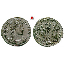 Römische Kaiserzeit, Constans, Follis 337-340, st