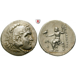 Makedonien, Königreich, Alexander III. der Grosse, Tetradrachme 208-207 v.Chr., ss-vz