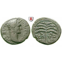 Römische Provinzialprägungen, Judaea, Diocaesarea Sepphoris, Traianus, Bronze 98-117, ss/ss+