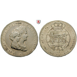 Italien, Toscana, Carlo Ludovico unter Regentschaft von Marie Louise, 1/2 Dena (5 Lire fiorentine) 1803, ss/ss-vz
