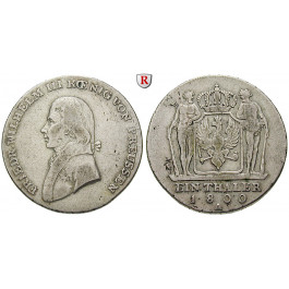 Brandenburg-Preussen, Königreich Preussen, Friedrich Wilhelm III., Reichstaler 1800, ss
