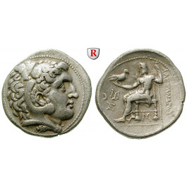 Makedonien, Königreich, Alexander III. der Grosse, Tetradrachme 280-270 v.Chr., ss-vz/ss