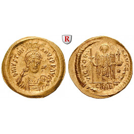 Byzanz, Justinian I., Solidus 527-565, vz