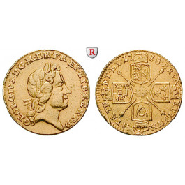 Grossbritannien, George I., Quarter-Guinea 1718, 1,92 g fein, ss-vz