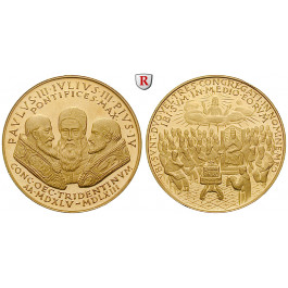 Zeitgeschehen, Goldmedaille o.J. (ca. 1962), 17,07 g fein, PP