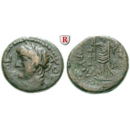 Römische Provinzialprägungen, Judaea, Askalon, Nero, Bronze 67-68, f.ss