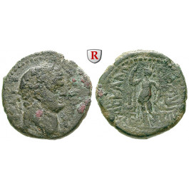 Römische Provinzialprägungen, Judaea, Askalon, Vespasianus, Bronze 78-79, f.ss