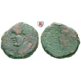Römische Provinzialprägungen, Judaea, Askalon, Domitianus, Bronze 85-86, s+