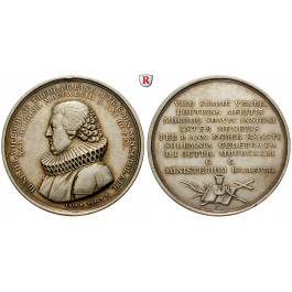 Personenmedaillen, Willerding, Heinrich Julius - Pastor in Hamburg, Silbermedaille 1822, ss