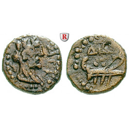 Römische Provinzialprägungen, Judaea, Askalon, Traianus, Bronze 106-113, f.ss