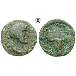 Römische Provinzialprägungen, Judaea, Askalon, Hadrianus, Bronze 122-123, s-ss