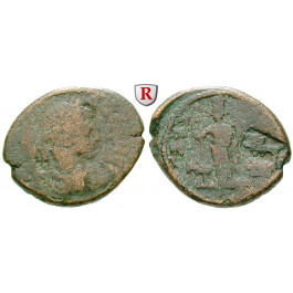 Römische Provinzialprägungen, Judaea, Gaza, Elagabal, Bronze 219-220, s