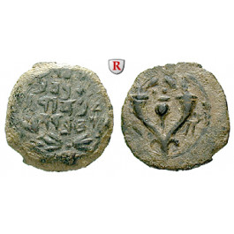Judaea - Hasmonäer, Alexander Iannaeus, Prutah 103-76 v.Chr., ss