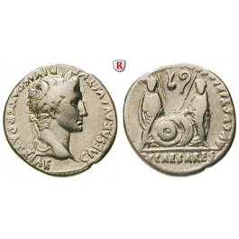 Römische Kaiserzeit, Augustus, Denar 2 v.-4 n.Chr., ss