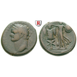 Römische Provinzialprägungen, Judaea, Caesarea Panias, Domitianus, Bronze 83, f.ss