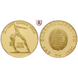 Korea - Nordkorea, 1500 Won 1990, 7,99 g fein, PP